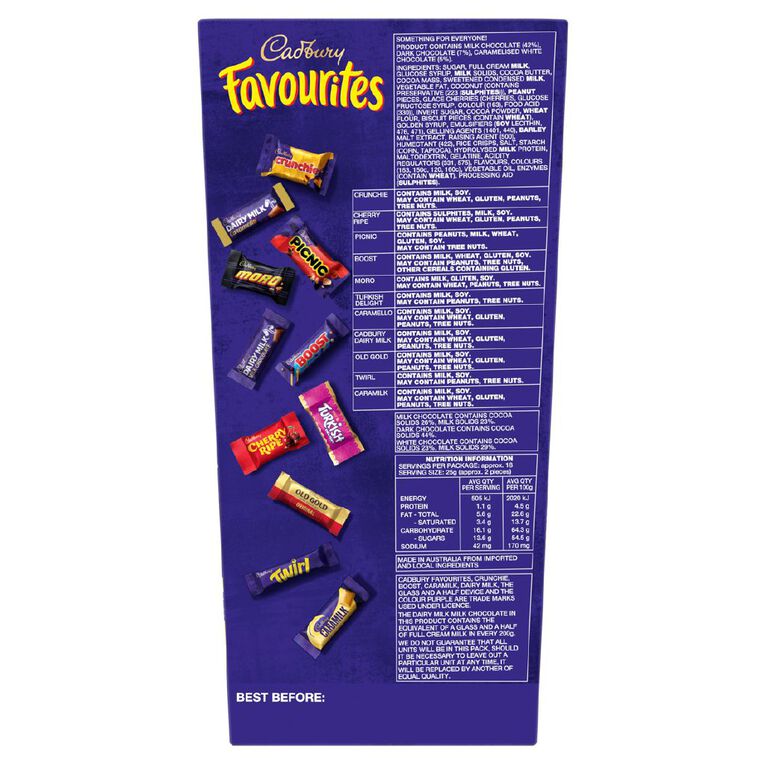 Cadbury Favourites 470g, , hi-res