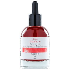 Jacques Herbin Eclats Watercolour Ink 250 Red 50ml