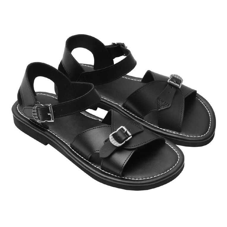 Young Original Senior Kids' Payton School Sandals, Black, hi-res
