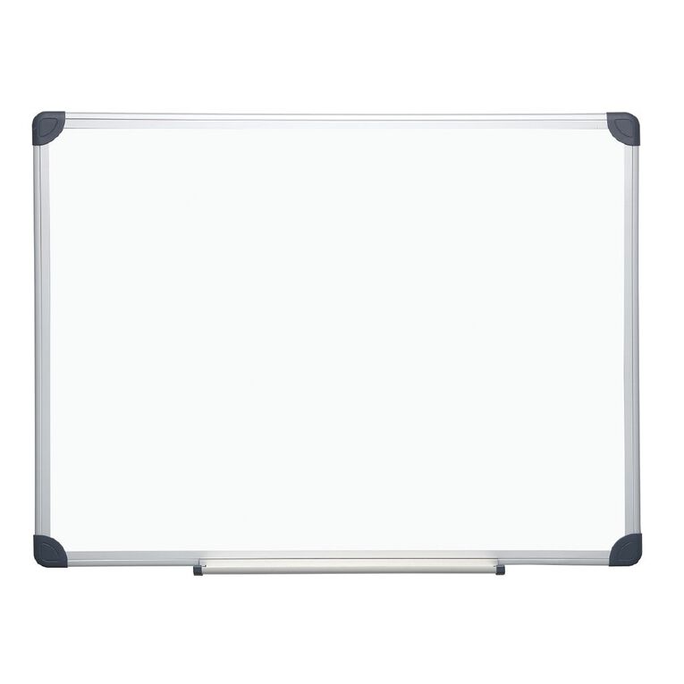 Litewyte Magnetic Whiteboard 900mm x 1200mm Aluminium Frame White, , hi-res