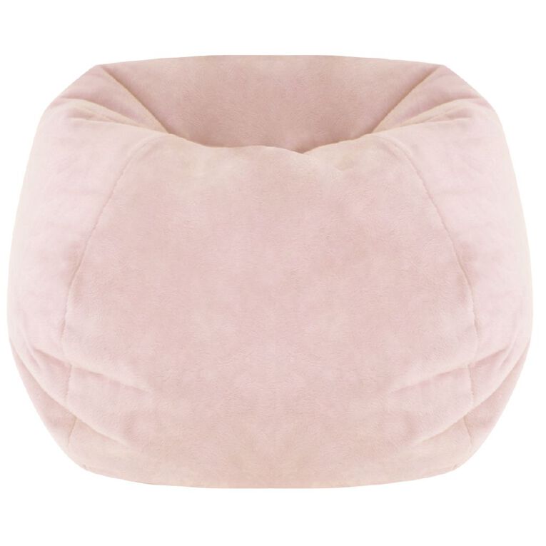 Living & Co Faux Fur Bean Bag Cover Pink, , hi-res