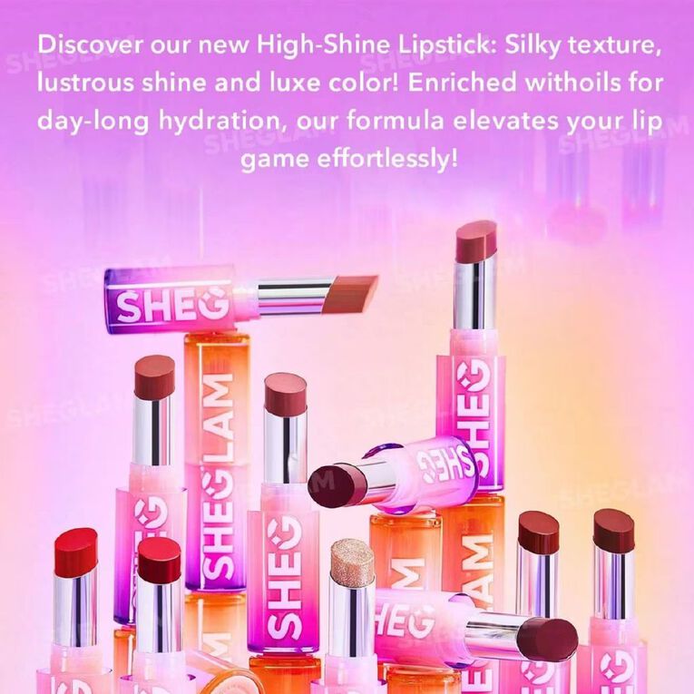 Sheglam Mirror Kiss High Shine Lipstick Rule Breaker 2.9g, , hi-res