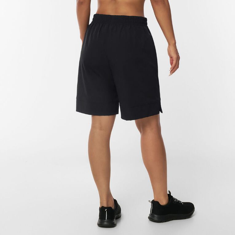 Active Intent Women's Everyday Longline Shorts, Black, hi-res