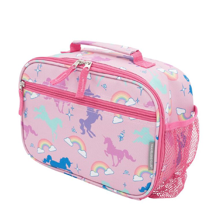 Travelers Club 5 Piece Luggage Set Unicorn Pink, , hi-res