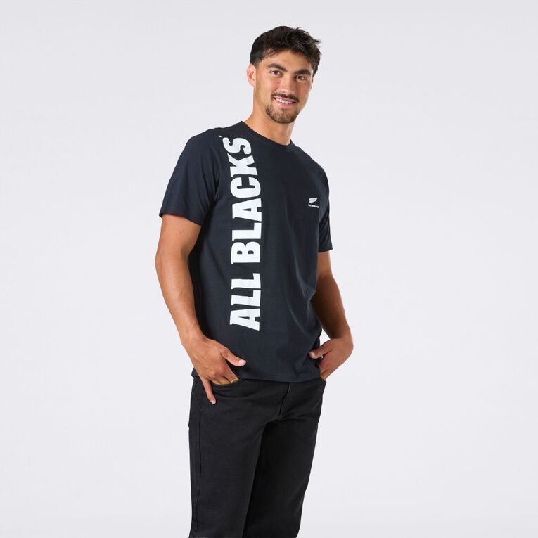 All Blacks Adults' Tee Short Sleeve, Black, hi-res