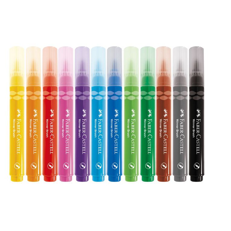 Faber-Castell Winner Jumbo Brush Marker Pack of 10, , hi-res
