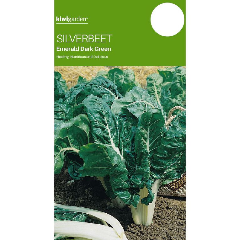 Kiwi Garden Silverbeet Emerald Dark Green Seeds, , hi-res