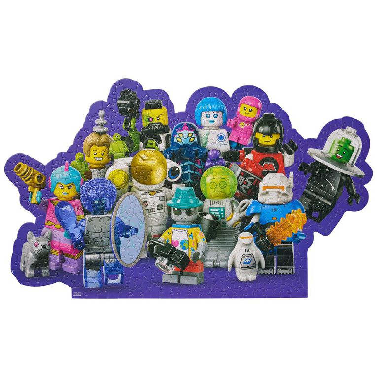 LEGO Minifigures Collage 500 Piece Puzzle Assorted, , hi-res