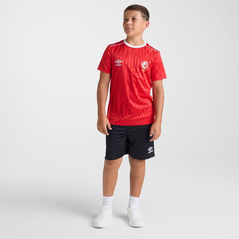 Umbro Unisex Youth Football Jersey, Red, hi-res
