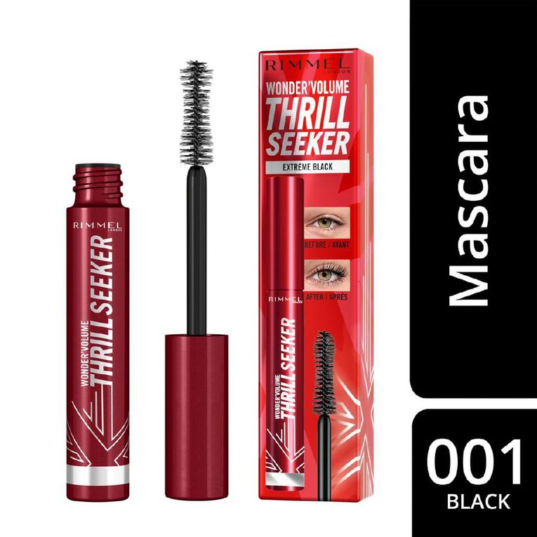 Rimmel C Volume Thrill Seeker Mascara Black, , hi-res