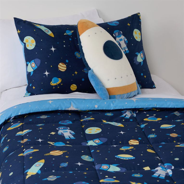 Living & Co Comforter Set Reversible Astro King Single, , hi-res