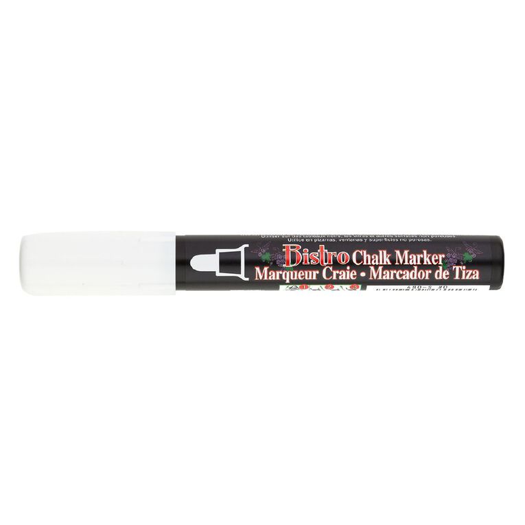 MARVY #480 Bistro Bullet Tip Chalk Marker White, , hi-res