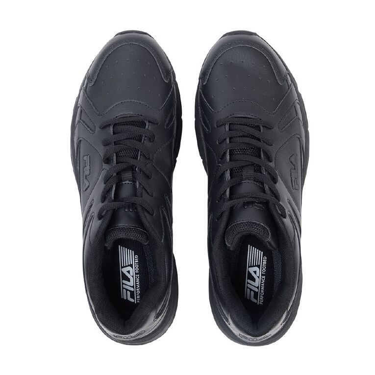 Fila Senior Kids' School Shoes, Black, hi-res