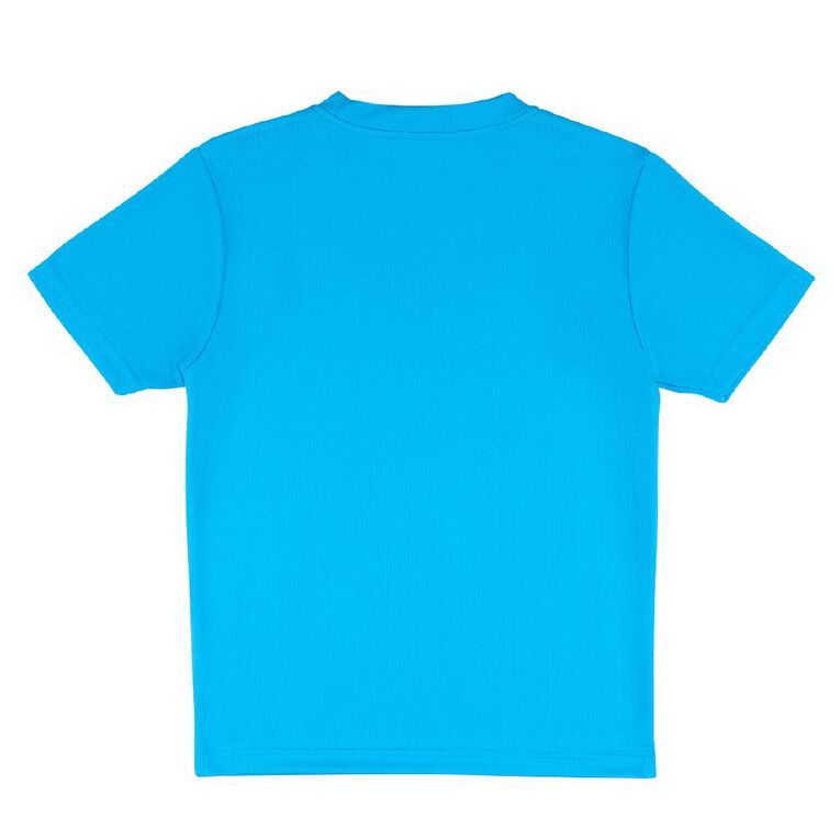 Schooltex Kids' Breezeway Tee, Cyan, hi-res