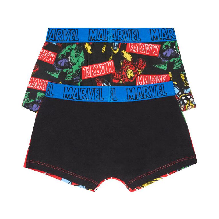 Marvel Boys' Trunks 2 Pack, Red Dark, hi-res