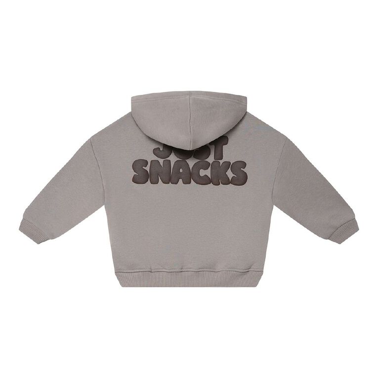 Young Original Toddler Boys' Cosy Fleece Hooddie, Brown Light, hi-res