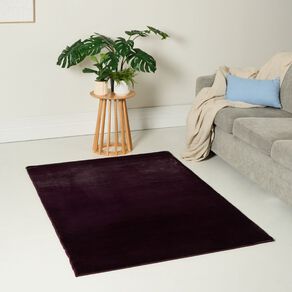 Living & Co Rug Faux Fur Plain 120cm x 180cm