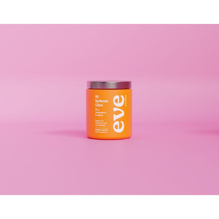 Eve Wellness All Systems Glow 90 Capsules, , hi-res