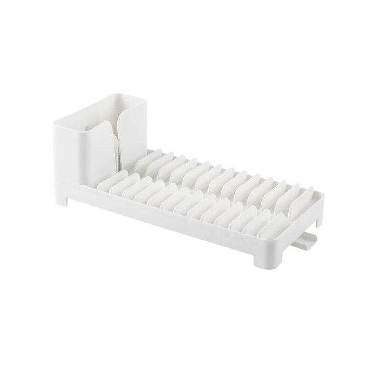 Living & Co Compact Dish Rack and Cutlery Holder, , hi-res