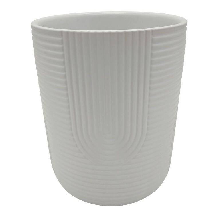 Kiwi Garden Pattern Ceramic Pot 14cm, , hi-res
