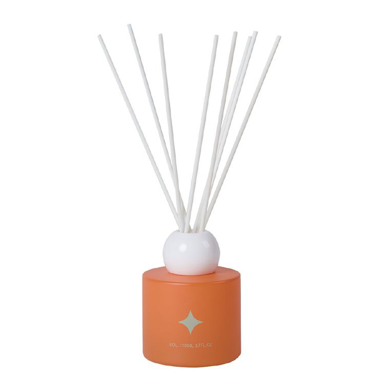 Living & Co Sunset Reed Diffuser 110ml Peach Iced Tea, , hi-res