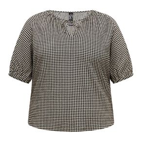 H&H Curve Women's Tie Front Blouse