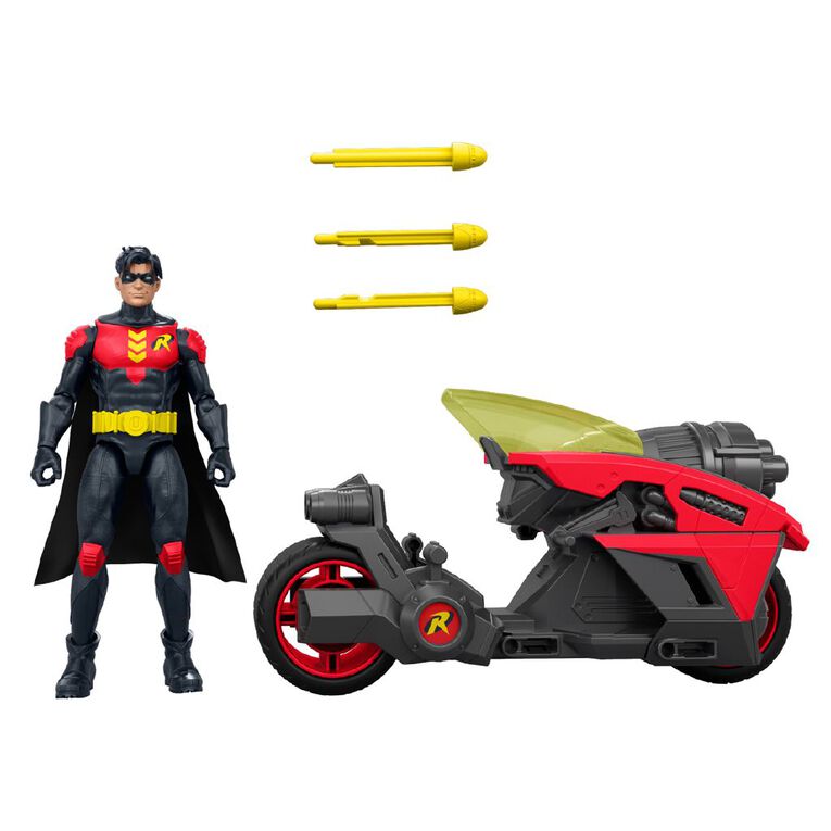 DC 6 Inch Batlink Robin & Cycle, , hi-res