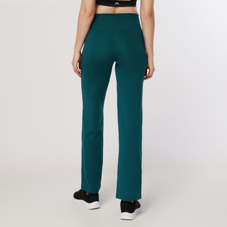 Active Intent Women's Soft Wide Leg Leggings, Green Dark, hi-res
