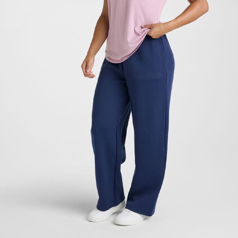 Lonsdale Women's Barrel Leg Pants, Blue Dark, hi-res