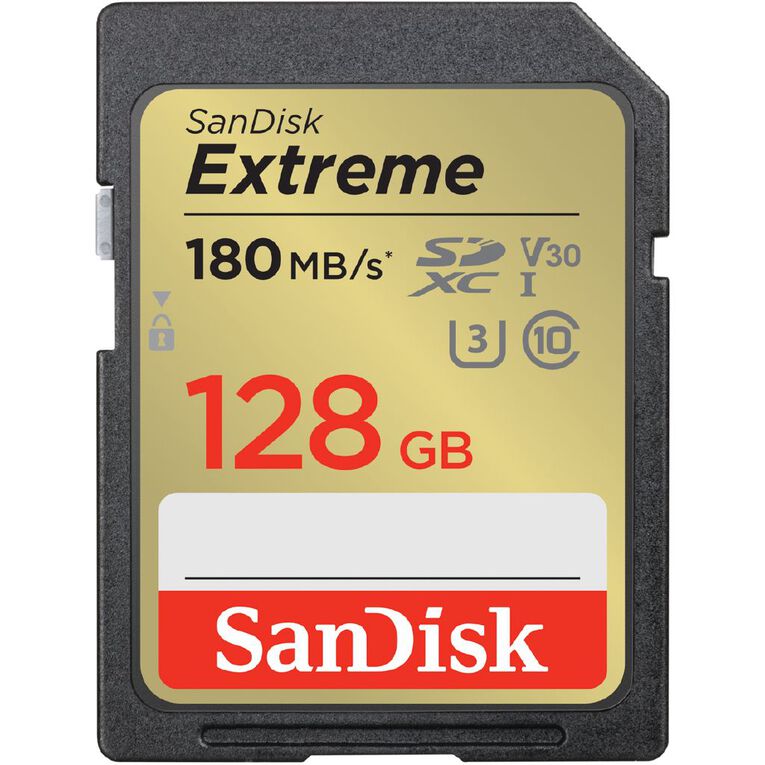 Sandisk Extreme 128GB SD Card, , hi-res