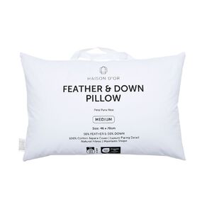 Maison d'Or Pillow 50/50 Down Feather White