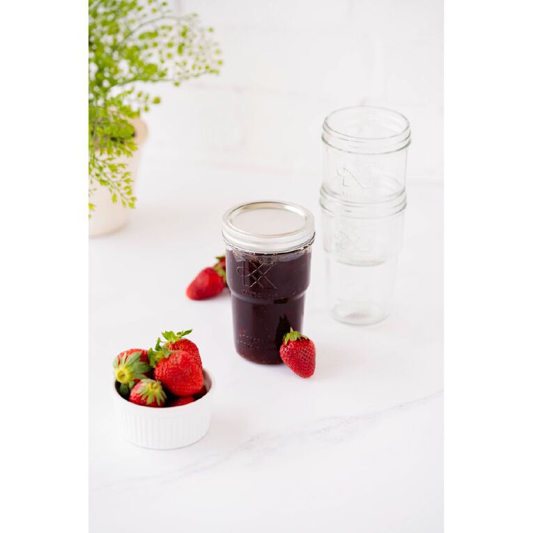 Kate's Kitchen Embossed Nesting Preserving Jar 450ml, , hi-res
