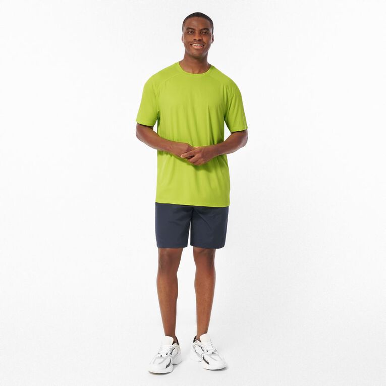 Active Intent Men's Grid Active Tee, Green Light, hi-res