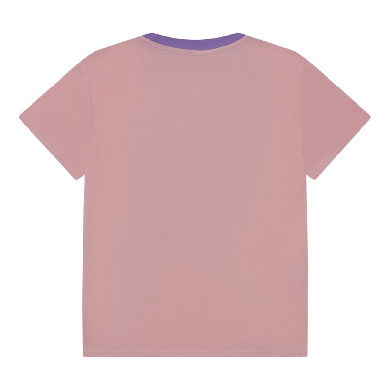 Minnie Mouse Girls' T-Shirt Nightie, Pink Light, hi-res