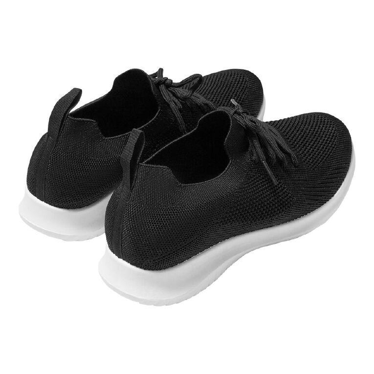 Active Intent Women's Jaide Mesh Lace Up Trainers, Black, hi-res