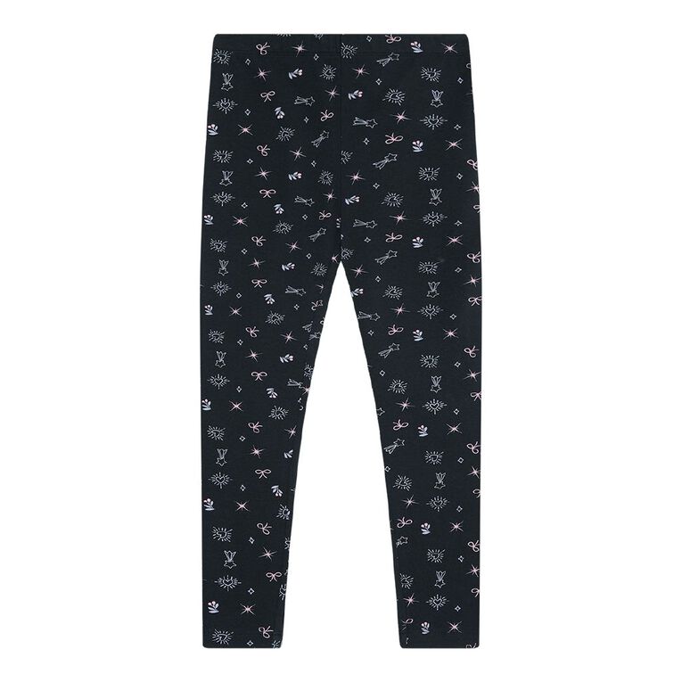 Young Original All Over Print Leggings, Black, hi-res
