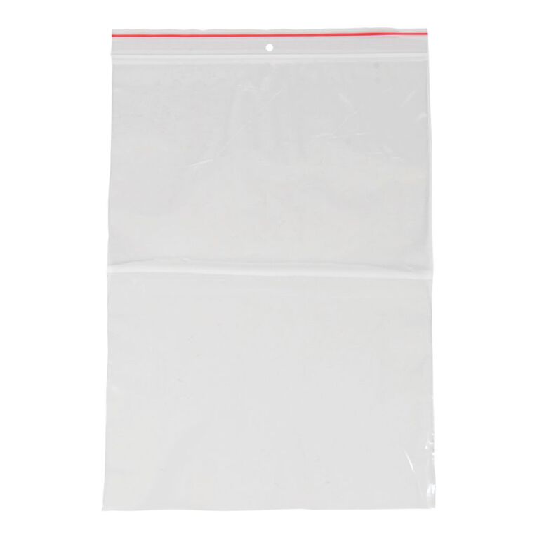 Esselte Zip Lock Bags 255mm x 355mm 25 Pack Clear, , hi-res