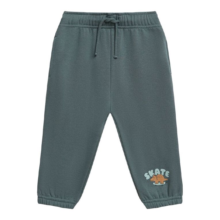 Young Original Toddler Boys' Print Trackpants, Green Dark, hi-res