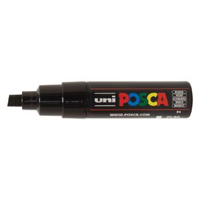 Uni Posca Marker 8.0mm Chisel Black