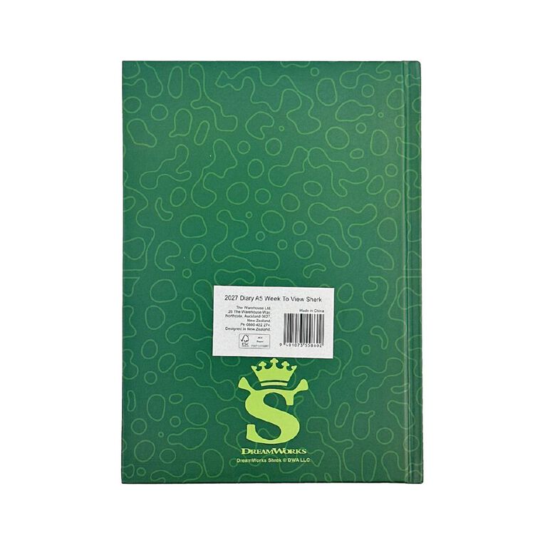 Shrek 2027 Diary Week To View A5, , hi-res