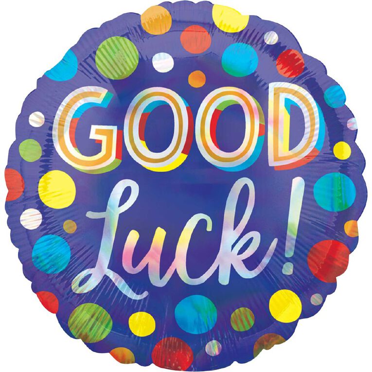 Anagram 45cm Standard Good Luck Holographic Dots, , hi-res