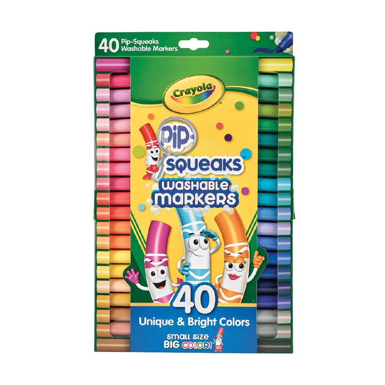 Crayola Washable Pipsqueaks Markers - 40 Pack, , hi-res