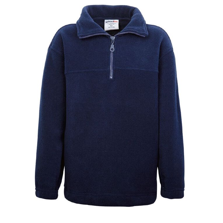 Schooltex Polar Fleece Top, Navy, hi-res