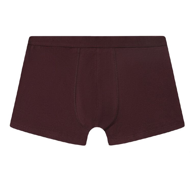H&H Men's Essential Trunks, Brown Dark, hi-res
