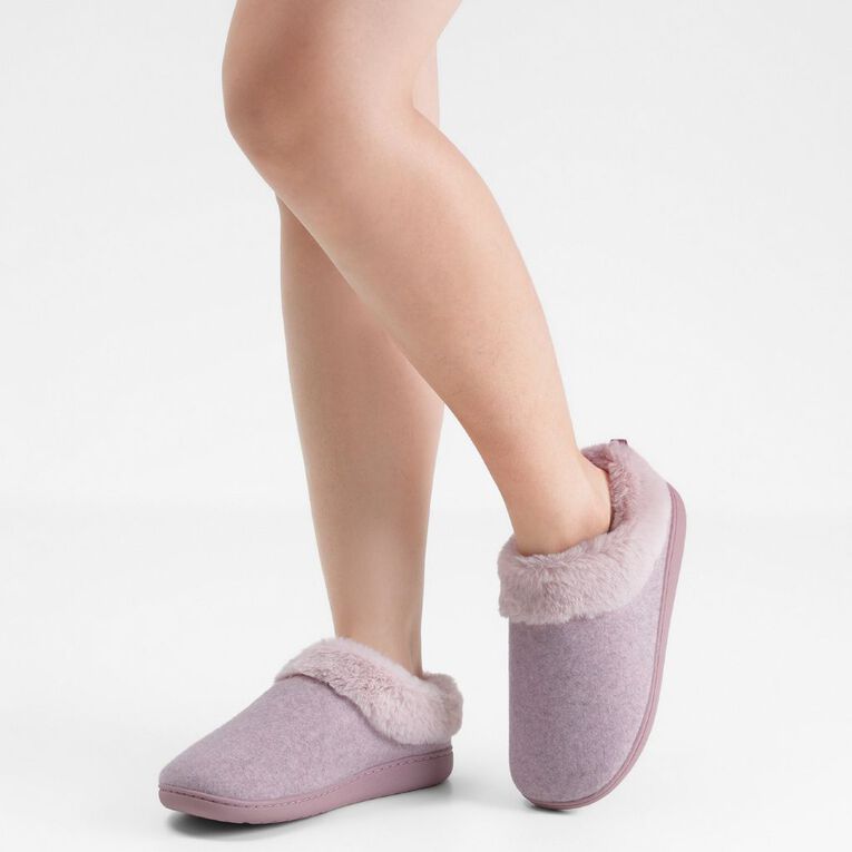H&H Women's Recycled Memory Slippers, Pink Dark, hi-res