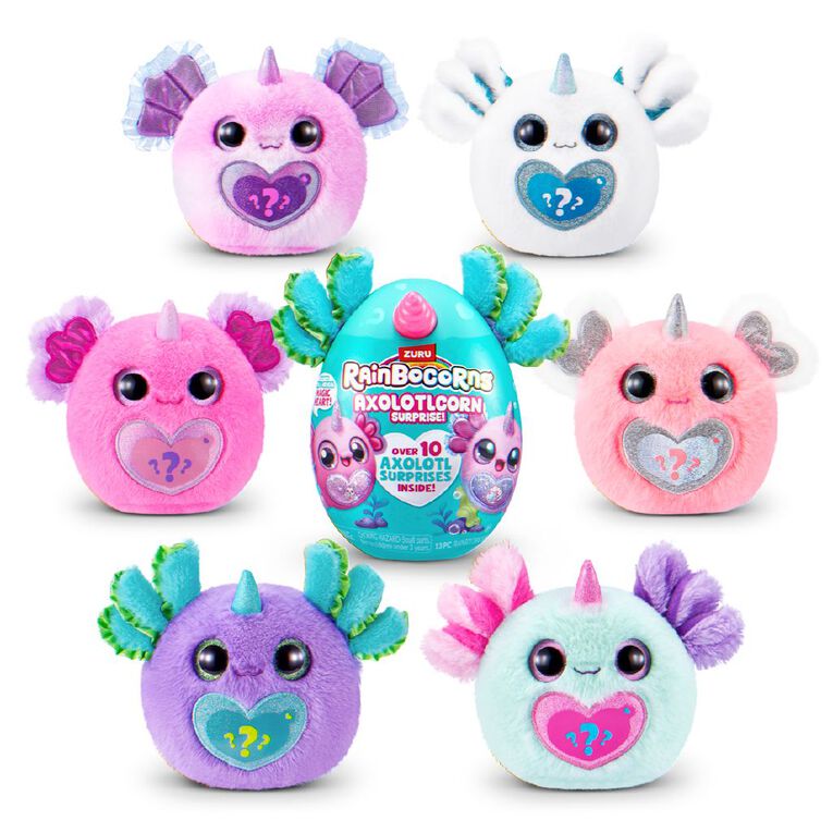 Zuru Rainbocorns Sparkle Heart Surprise Series 1 Axolotlcorn Assorted, , hi-res