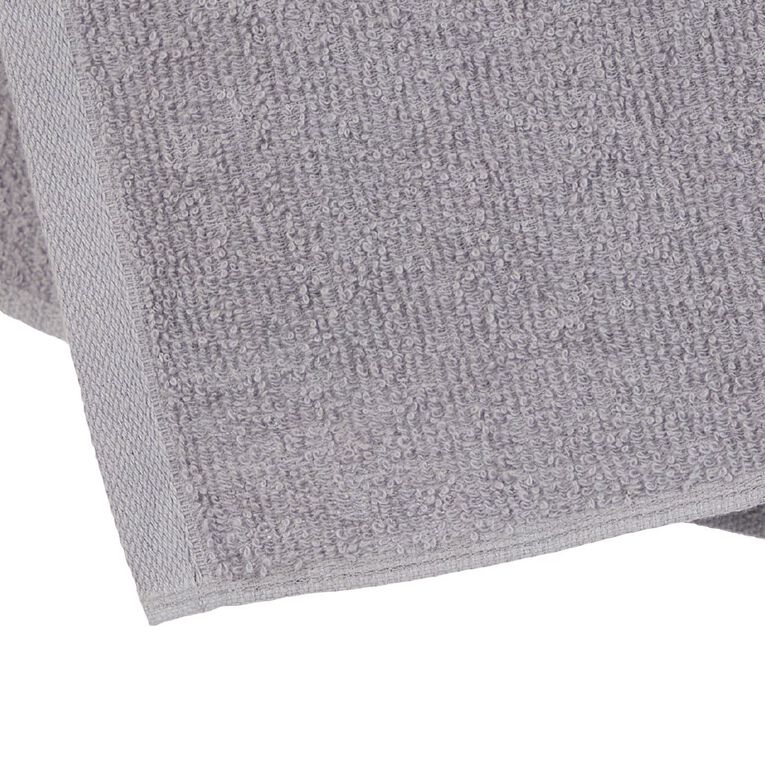 Living & Co Everyday Face Towel Grey 30cm x 30cm, , hi-res