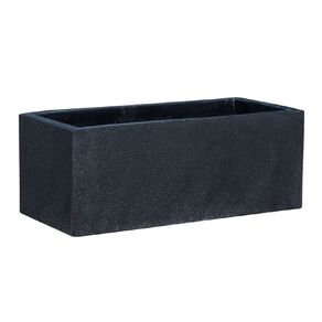Kiwi Garden Terrazzo Trough Black