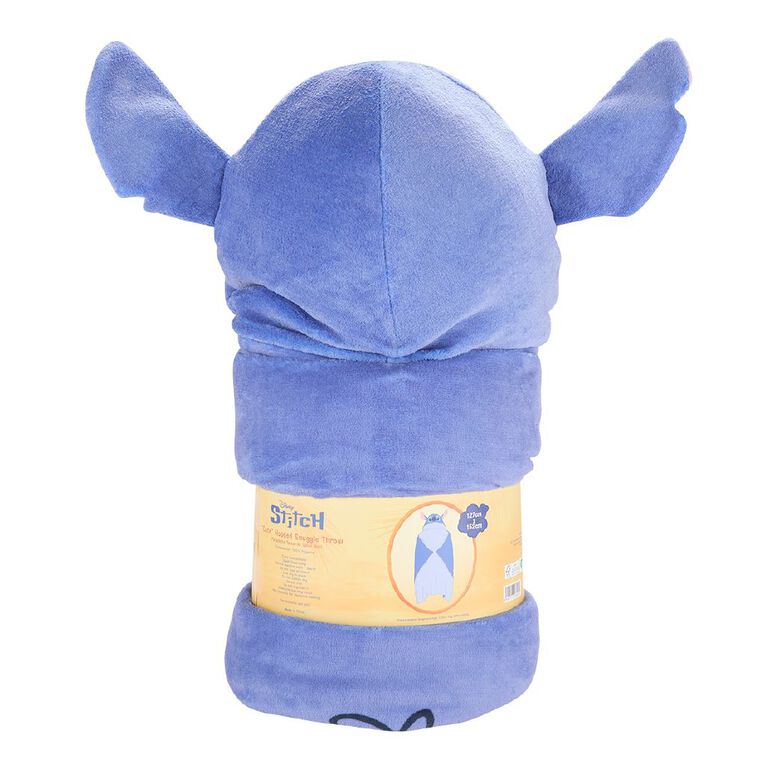Stitch Hooded Blanket 127cm x 152cm, , hi-res