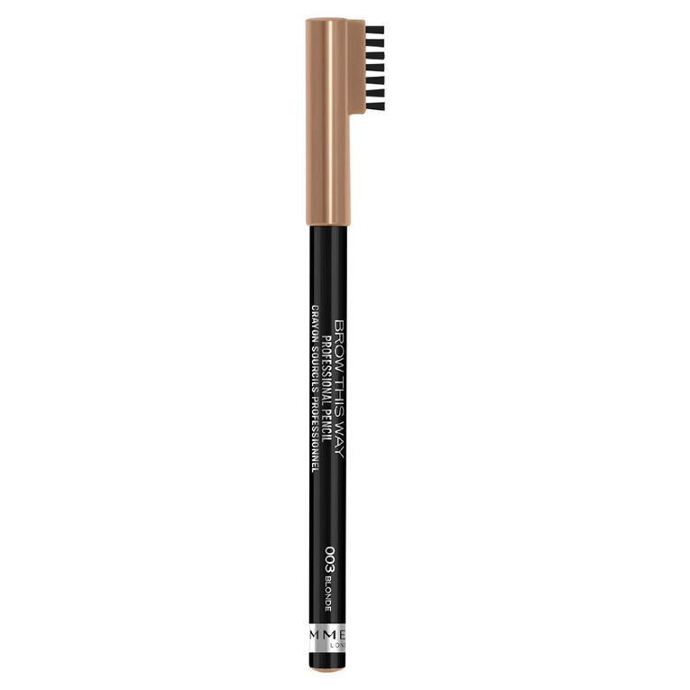 Rimmel Brow This Way Professional Pencil 003 Blonde, , hi-res